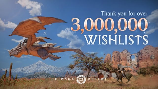 Crimson Desert supera los 3 millones en wishlist
